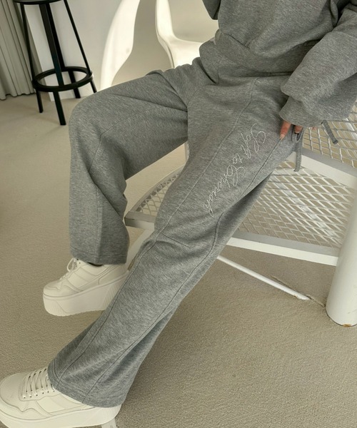 セール】【2026SS】ラメ裏毛スウェットパンツ（スウェットパンツ