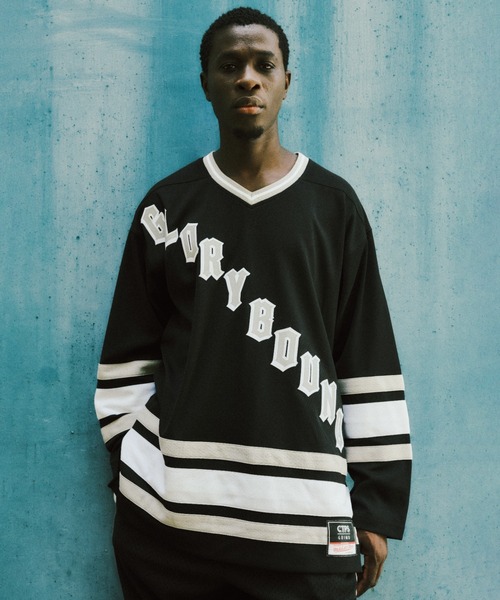 COOTIE PRODUCTIONS(クーティープロダクションズ)の「HOCKEY JERSEY(ジャージ・メンズ・ブラック・MEDIUM/LARGE/X-LARGE/XX-LARGE)」の4枚目の写真