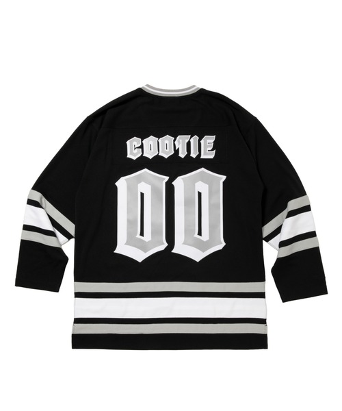 COOTIE PRODUCTIONS(クーティープロダクションズ)の「HOCKEY JERSEY(ジャージ・メンズ・ブラック・MEDIUM/LARGE/X-LARGE/XX-LARGE)」の2枚目の写真