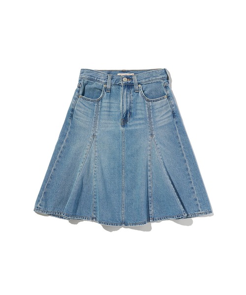 セール】Levi's/リーバイス テンセル ゴデットフレアスカート（デニム
