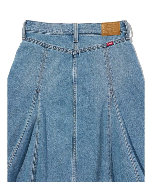 Levi's(リーバイス)の「Levi's/リーバイス テンセル ゴデットフレアスカート(デニムスカート・レディース・インディゴブルー・23inch/28inch/27inch/26inch/25inch/24inch)」の10枚目の写真