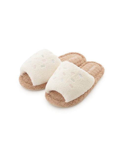 gelato pique（ジェラートピケ）の「アイスバスルームシューズ（ルームシューズ/スリッパ・レディース・クリーム・F）」の2枚目の写真