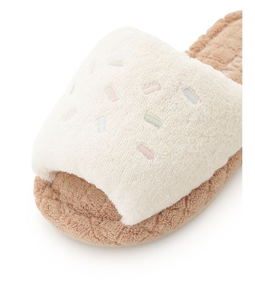 gelato pique（ジェラートピケ）の「アイスバスルームシューズ（ルームシューズ/スリッパ・レディース・クリーム・F）」の4枚目の写真