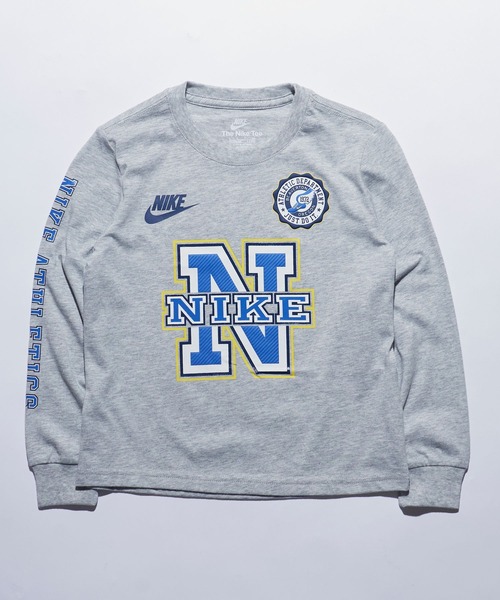 NIKE/ナイキ NKB ATHLETICS L/S TEE ブランドロゴ クルーネック ロンT