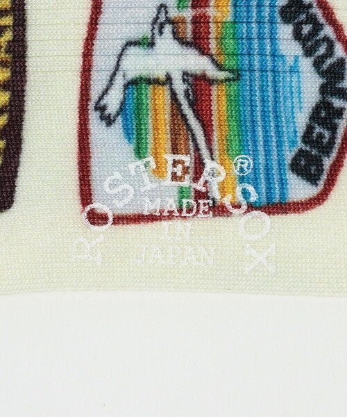 ROSTER SOX(ロスターソックス)の「【別注】ROSTER SOX / ワッペン プリント SOX(ソックス/靴下・レディース・ナチュラル・ONE SIZE)」の4枚目の写真