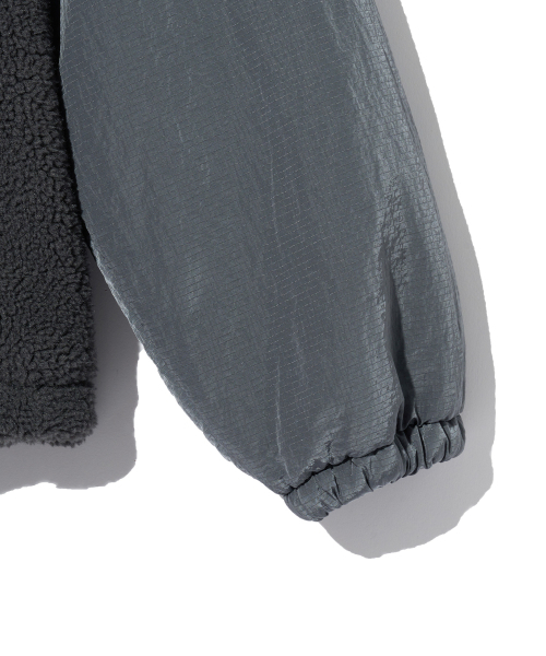 BROWNBREATH（ブラウンブレス）の「STM FLEECE RIPSTOP JACKET - CHARCOAL（その他アウター・レディース・その他・M/L/XL/S）」の5枚目の写真