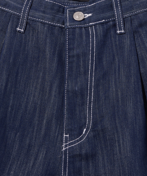 ANALOG MOOD(アナログムード)の「ノンフェイドデニムハーフパンツ(ブルー)(その他パンツ・レディース・その他・L/XL)」の3枚目の写真