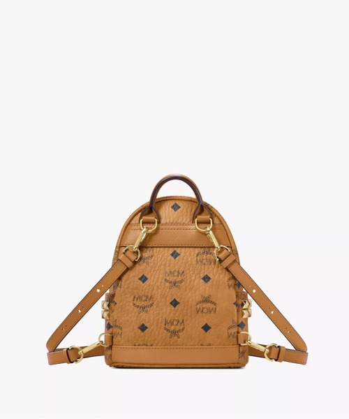 MCM（エムシーエム）の「MCM/エムシーエム/Stark Bebe Boo SideStuds Backpack（バックパック/リュック・レディース・キャメル・F）」の4枚目の写真