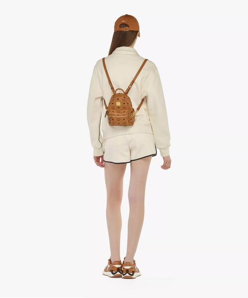 MCM（エムシーエム）の「MCM/エムシーエム/Stark Bebe Boo SideStuds Backpack（バックパック/リュック・レディース・キャメル・F）」の6枚目の写真