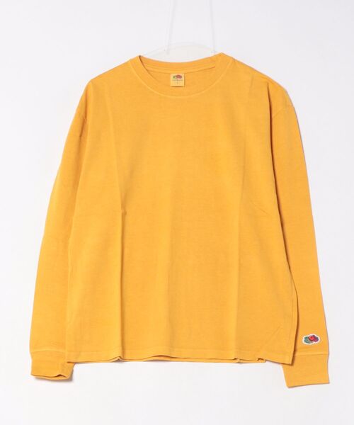 ARCHIVER(アーカイバ)の「【ST】【FRUIT OF THE LOOM】製品染めL/S Tシャツ(Tシャツ/カットソー・レディース・パープル/グリーン/レッド/ミント/イエロー・X-LARGE/LARGE/MEDIUM/SMALL)」の4枚目の写真