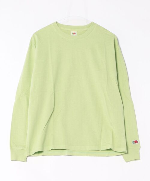 ARCHIVER(アーカイバ)の「【ST】【FRUIT OF THE LOOM】製品染めL/S Tシャツ(Tシャツ/カットソー・レディース・パープル/グリーン/レッド/ミント/イエロー・X-LARGE/LARGE/MEDIUM/SMALL)」の3枚目の写真