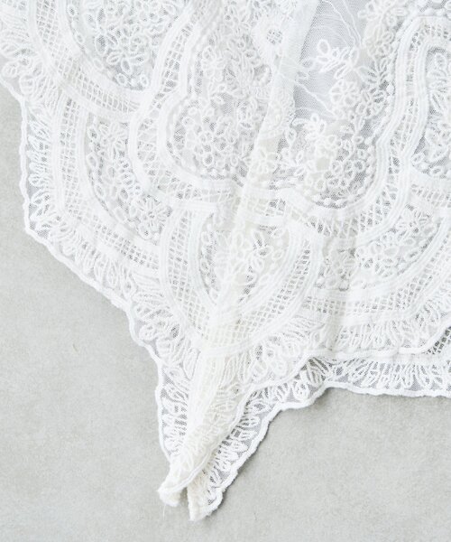 CIAOPANIC TYPY（チャオパニックティピー）の「【india】マルチウェイレース付け襟（付け襟・レディース・ホワイト・ONE SIZE）」の10枚目の写真