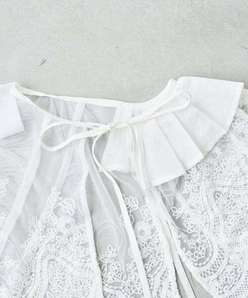 CIAOPANIC TYPY（チャオパニックティピー）の「【india】マルチウェイレース付け襟（付け襟・レディース・ホワイト・ONE SIZE）」の11枚目の写真