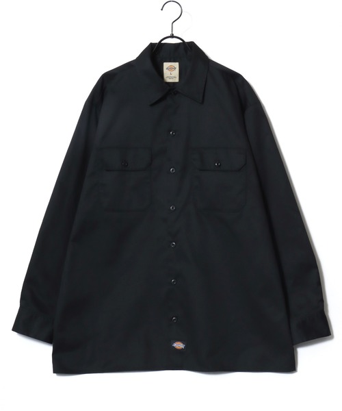 Dickies(ディッキーズ)の「Dickies/ディッキーズ 574 LS Work Shirt/オーバーサイズ TCツイル 無地 ワークシャツ/長袖シャツ/レディース メンズ(シャツ/ブラウス・メンズ・チャコールグレー/ブラック/ネイビー/ベージュ・L/M/XL)」の9枚目の写真