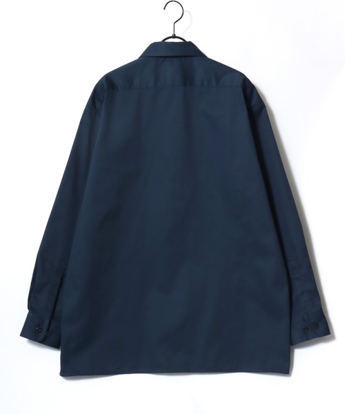 Dickies(ディッキーズ)の「Dickies/ディッキーズ 574 LS Work Shirt/オーバーサイズ TCツイル 無地 ワークシャツ/長袖シャツ/レディース メンズ(シャツ/ブラウス・メンズ・チャコールグレー/ブラック/ネイビー/ベージュ・L/M/XL)」の16枚目の写真