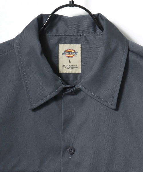 Dickies(ディッキーズ)の「Dickies/ディッキーズ 574 LS Work Shirt/オーバーサイズ TCツイル 無地 ワークシャツ/長袖シャツ/レディース メンズ(シャツ/ブラウス・メンズ・チャコールグレー/ブラック/ネイビー/ベージュ・L/M/XL)」の17枚目の写真