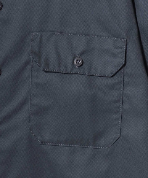 Dickies(ディッキーズ)の「Dickies/ディッキーズ 574 LS Work Shirt/オーバーサイズ TCツイル 無地 ワークシャツ/長袖シャツ/レディース メンズ(シャツ/ブラウス・メンズ・チャコールグレー/ブラック/ネイビー/ベージュ・L/M/XL)」の18枚目の写真