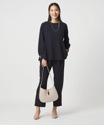 ペプラムブラウス+パンツ ‐ウォッシャブル‐ <A DAY IN THE LIFE>