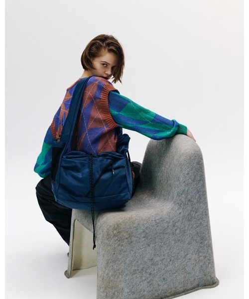 F/CE. (エフシーイー)の「F/CE. TEXTURED TWILL FUROSHIKI 2WAY SHOULDER / エフシーイー テクスチャード ツイル フロシキ 2ウェイ ショルダー(ショルダーバッグ・メンズ・ブラック/ネイビー・FREE)」の20枚目の写真