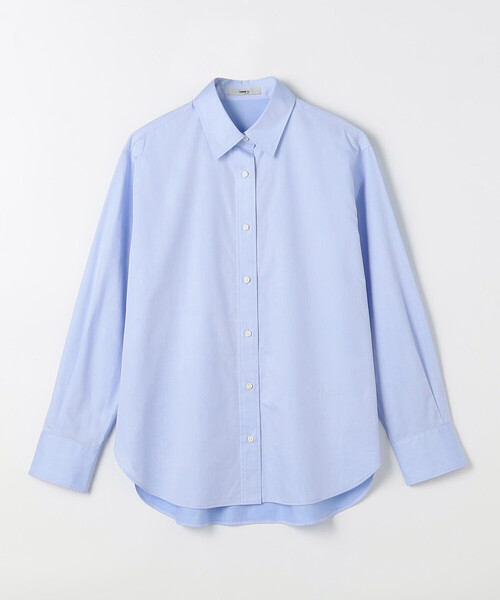 COMME CA（コムサ）の「コットンブロード／アイランドコットン ベーシックシャツ（シャツ/ブラウス・レディース・サックスブルー/ホワイト・11号/9号）」の19枚目の写真