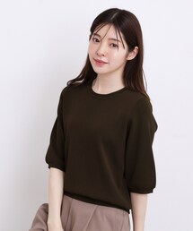 ニット/セーター（ブラウン/茶色系・ウォッシャブル加工）ファッション
