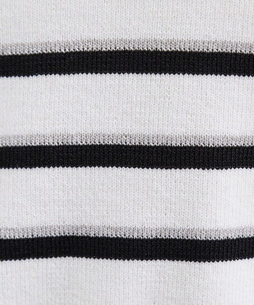 grove(グローブ)の「【貴島明日香さん着用・シリーズ累計34万枚】やわらかドライタッチ 五分袖クルーネックニット(ニット/セーター・レディース・シルバー/オフホワイト/ホワイト系5/ブルー/ブルー系その他/ピンクゴールド/レッド系/ブラック/ブラック系2/ブルー系7・02/03/01/05/04)」の11枚目の写真