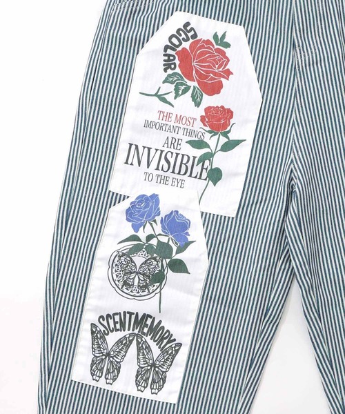 ScoLar(スカラー)の「161609:アップリケ×刺繍デニムorツイルパンツ(その他パンツ・レディース・ベージュ/オフホワイト・M)」の22枚目の写真