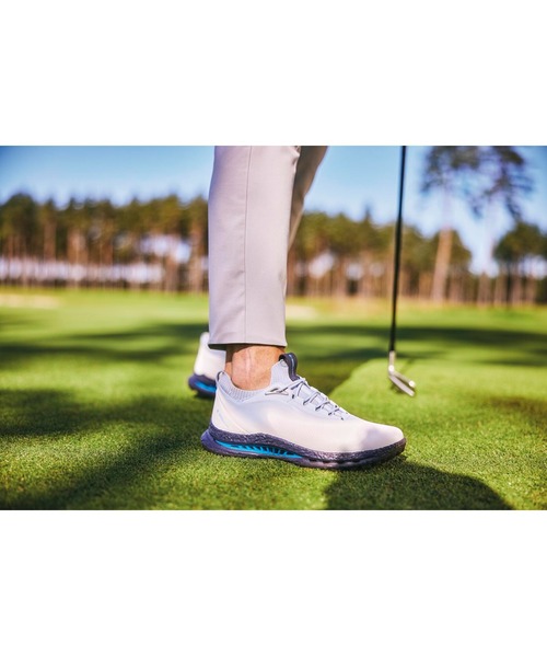 ECCO(エコー)の「ECCO 売れ筋 GOLF BIOM C5 メンズ 本革 ゴルフシューズ 防水(スニーカー・メンズ・ホワイト・41/42)」の2枚目の写真