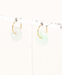 【チャイハネ】翡翠リングピアス