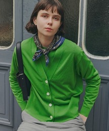 human woman | ◆コットン混ハイゲージＶネックカーディガン(カーディガン/ボレロ)