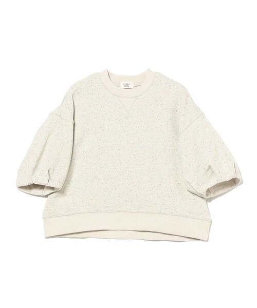 BEAMS HEART(ビームスハート)の「ラメ裏毛 袖バルーン プルオーバー(スウェット・レディース・ホワイト系その他5/ブラック/グレー・FREE)」の1枚目の写真