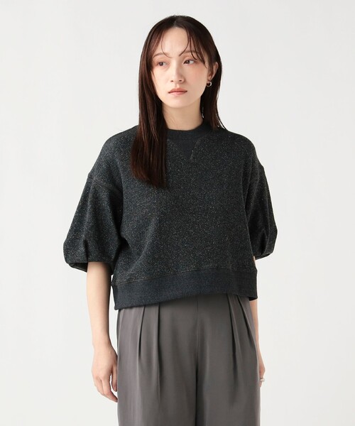 BEAMS HEART(ビームスハート)の「ラメ裏毛 袖バルーン プルオーバー(スウェット・レディース・ホワイト系その他5/ブラック/グレー・FREE)」の16枚目の写真