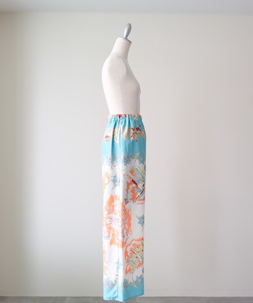 DOLLUPOOPS(ドールアップウップス)の「Yacht Panel Print Easy Pants(ヨットパネルプリントイージーパンツ)(その他パンツ・レディース・ターコイズブルー/オレンジ・FREE)」の12枚目の写真