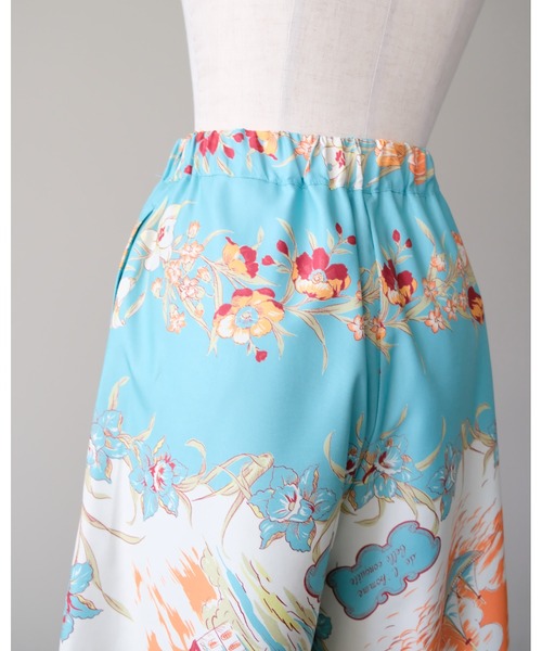 DOLLUPOOPS(ドールアップウップス)の「Yacht Panel Print Easy Pants(ヨットパネルプリントイージーパンツ)(その他パンツ・レディース・ターコイズブルー/オレンジ・FREE)」の11枚目の写真