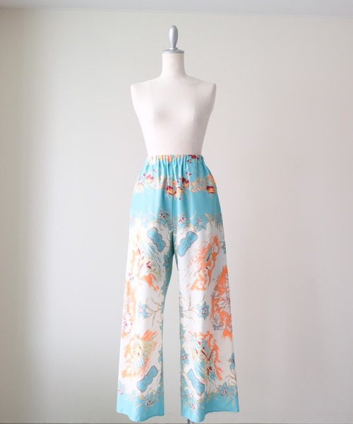 DOLLUPOOPS(ドールアップウップス)の「Yacht Panel Print Easy Pants(ヨットパネルプリントイージーパンツ)(その他パンツ・レディース・ターコイズブルー/オレンジ・FREE)」の13枚目の写真