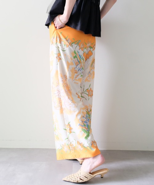 DOLLUPOOPS(ドールアップウップス)の「Yacht Panel Print Easy Pants(ヨットパネルプリントイージーパンツ)(その他パンツ・レディース・ターコイズブルー/オレンジ・FREE)」の6枚目の写真