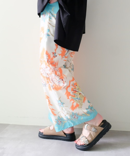 DOLLUPOOPS(ドールアップウップス)の「Yacht Panel Print Easy Pants(ヨットパネルプリントイージーパンツ)(その他パンツ・レディース・ターコイズブルー/オレンジ・FREE)」の18枚目の写真