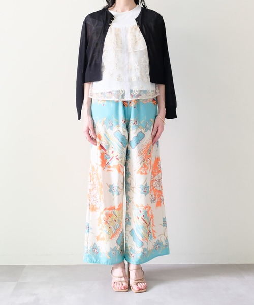 DOLLUPOOPS(ドールアップウップス)の「Yacht Panel Print Easy Pants(ヨットパネルプリントイージーパンツ)(その他パンツ・レディース・ターコイズブルー/オレンジ・FREE)」の17枚目の写真