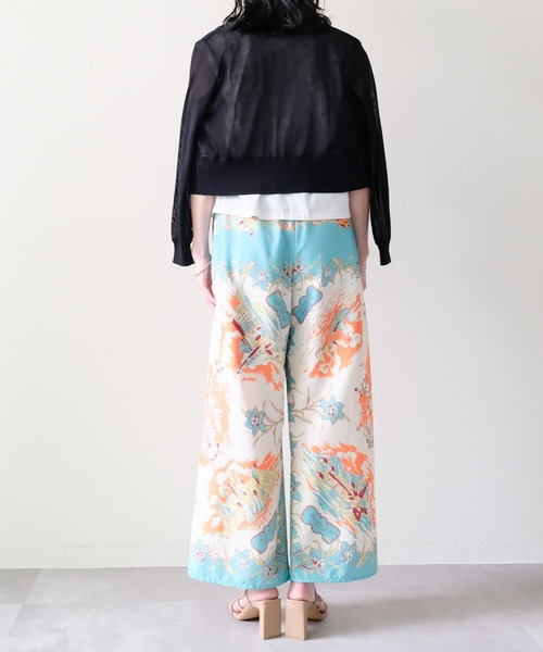 DOLLUPOOPS(ドールアップウップス)の「Yacht Panel Print Easy Pants(ヨットパネルプリントイージーパンツ)(その他パンツ・レディース・ターコイズブルー/オレンジ・FREE)」の15枚目の写真