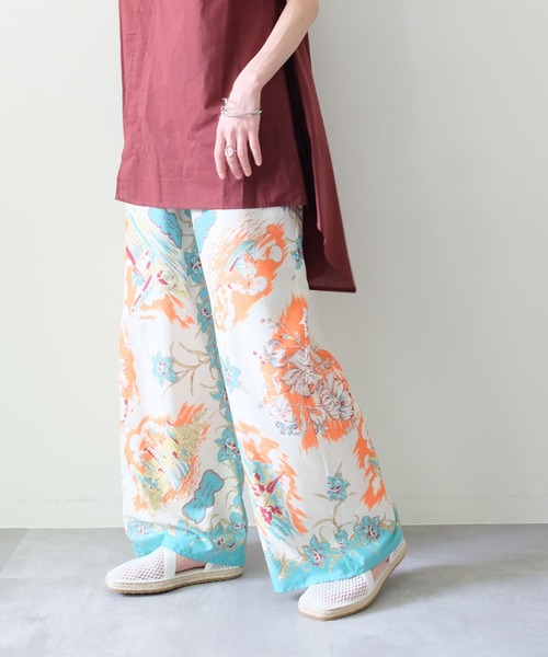 DOLLUPOOPS(ドールアップウップス)の「Yacht Panel Print Easy Pants(ヨットパネルプリントイージーパンツ)(その他パンツ・レディース・ターコイズブルー/オレンジ・FREE)」の22枚目の写真