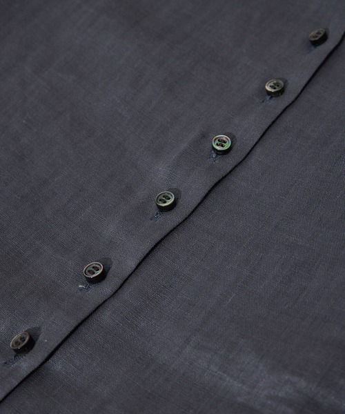 リネンスキッパーギャザーブラウス / GENTLE LINEN 新色追加（シャツ