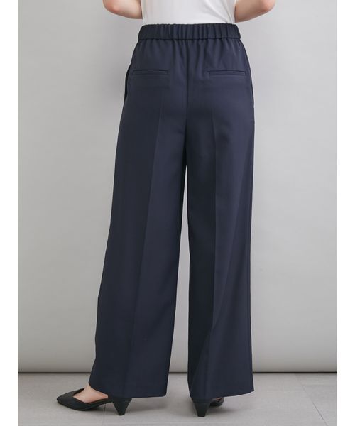 Mila Owen（ミラオーウェン）の「ペプラムブラウス×ワンタックパンツ　ＳＥＴＵＰ（ワンピース・レディース・ネイビー/ライトブルー/アイボリー・1/0）」の18枚目の写真