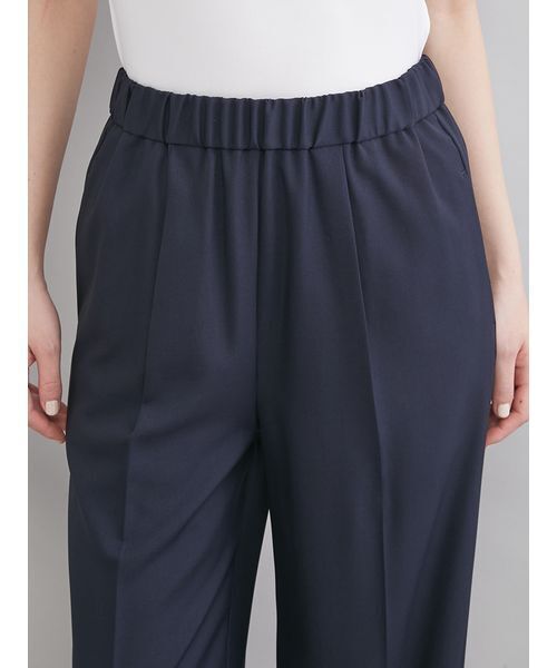 Mila Owen（ミラオーウェン）の「ペプラムブラウス×ワンタックパンツ　ＳＥＴＵＰ（ワンピース・レディース・ネイビー/ライトブルー/アイボリー・1/0）」の19枚目の写真