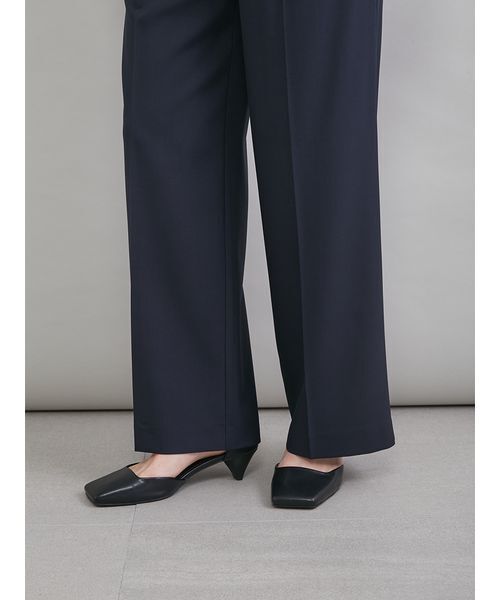 Mila Owen（ミラオーウェン）の「ペプラムブラウス×ワンタックパンツ　ＳＥＴＵＰ（ワンピース・レディース・ネイビー/ライトブルー/アイボリー・1/0）」の22枚目の写真