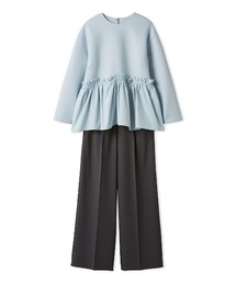 Mila Owen | ペプラムブラウス×ワンタックパンツ　ＳＥＴＵＰ(ワンピース)