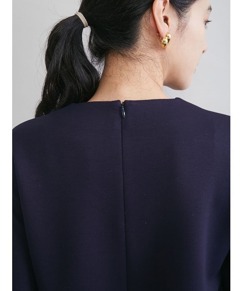 Mila Owen(ミラオーウェン)の「ペプラムブラウス×ワンタックパンツ SETUP(ワンピース・レディース・ネイビー/ライトブルー/アイボリー・1/0)」の14枚目の写真