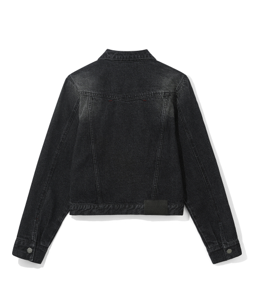 DECET WOMEN(デケット ウーマン)の「Cropped Denim Jacket DCWJK002BLACK(デニムジャケット・レディース・その他・SMALL/MEDIUM/LARGE)」の11枚目の写真