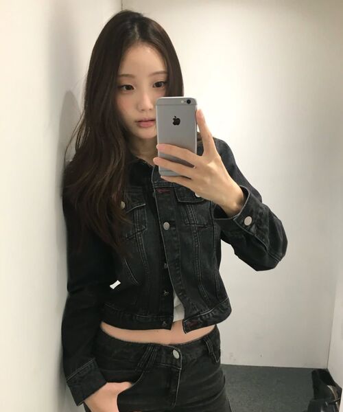DECET WOMEN(デケット ウーマン)の「Cropped Denim Jacket DCWJK002BLACK(デニムジャケット・レディース・その他・SMALL/MEDIUM/LARGE)」の5枚目の写真