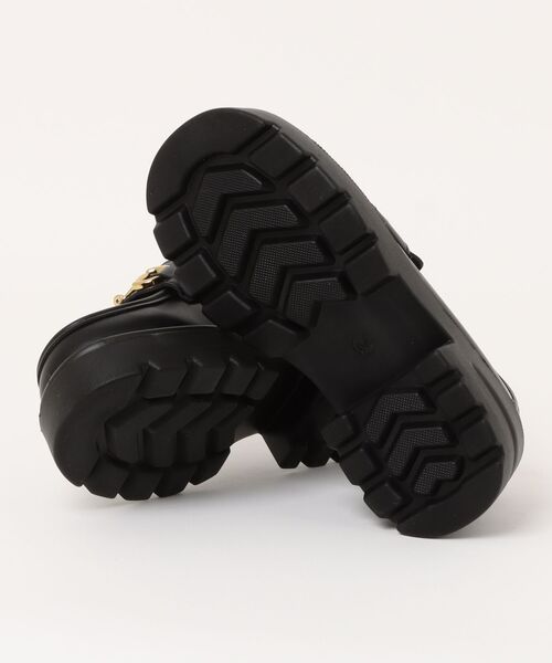 JELLY BEANS（ジェリービーンズ）の「厚底トラックソールビットローファー(210-61341)JELLY BEANS(ジェリービーンズ)（ローファー・レディース・ブラック/ダークブラウン・M/L）」の4枚目の写真