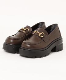 JELLY BEANS（ジェリービーンズ）の「厚底トラックソールビットローファー(210-61341)JELLY BEANS(ジェリービーンズ)（ローファー）」